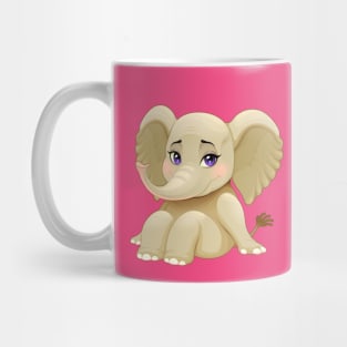 Baby elephant with cute eyes Mug